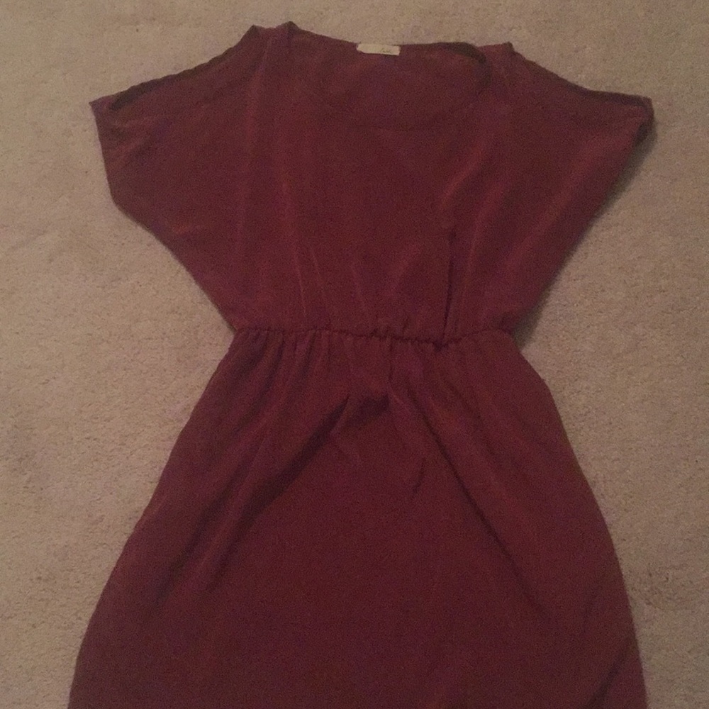 Lush open shoulder skater dress